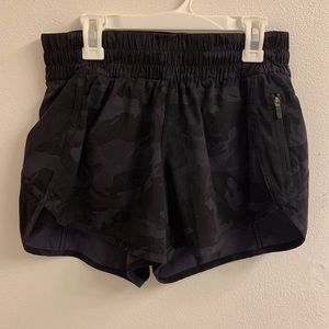 Black Camo Lululemon Shorts